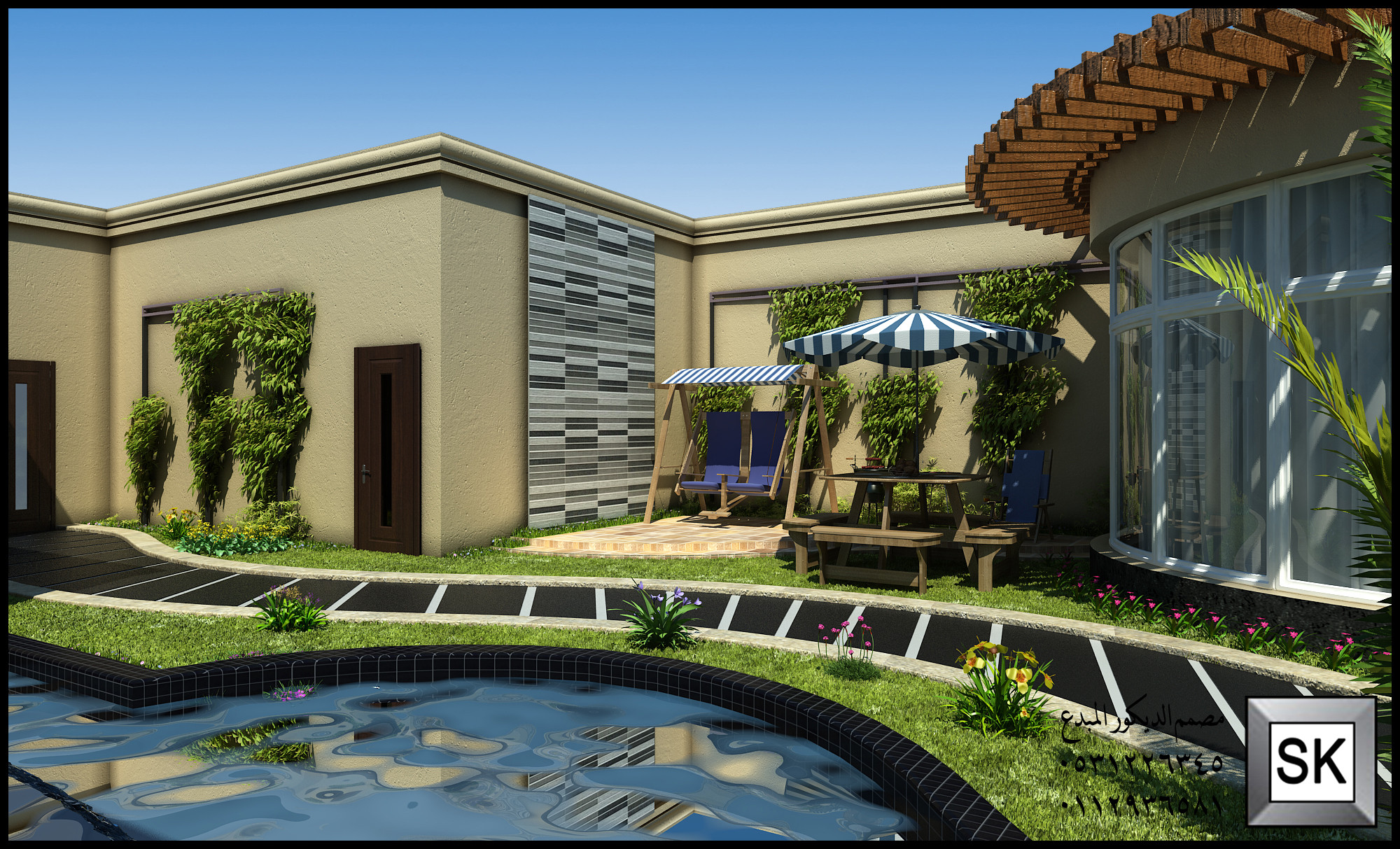 مصمم إستراحات في الرياض سائد القنبر 0531226345