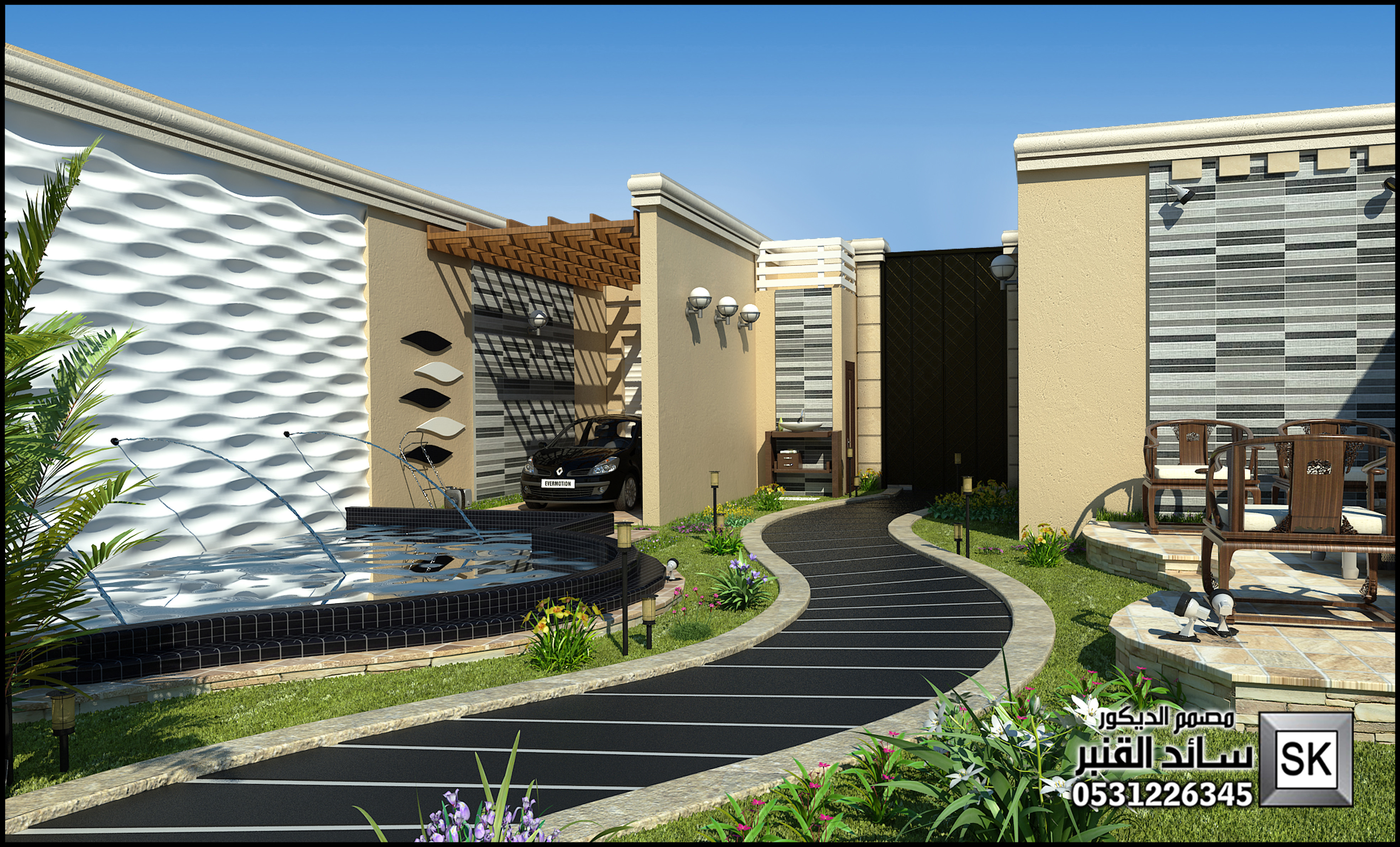 مصمم إستراحات في الرياض سائد القنبر 0531226345