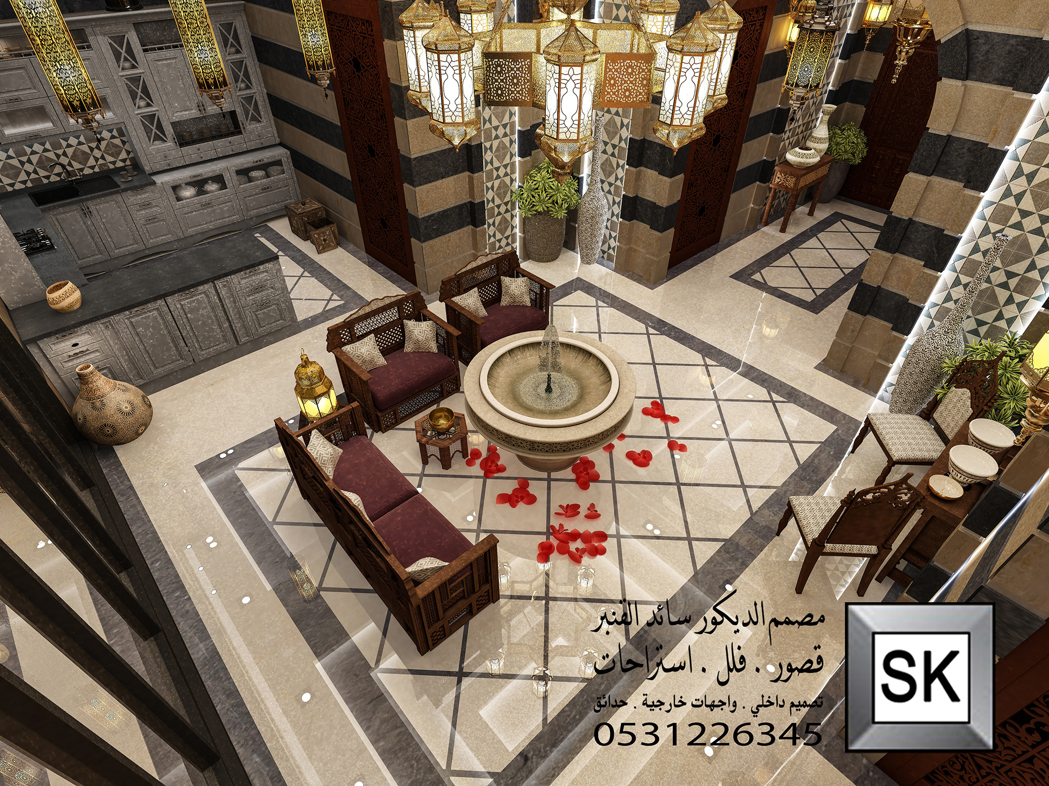 مجالس دمشقية فخمة في الرياض