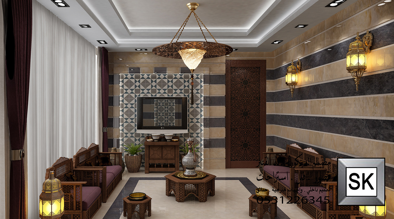 مجالس دمشقية فخمة في الرياض