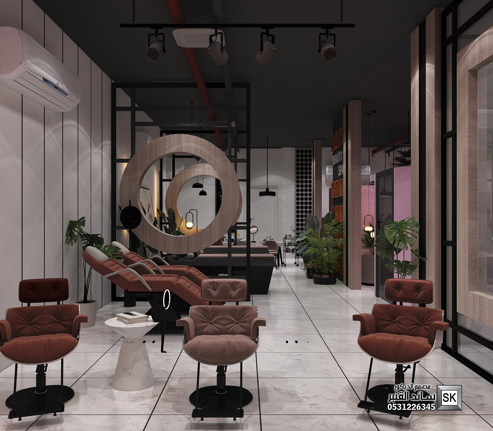 مركز تجميل و سبا و حمام مغربي فاخر في السعودبة