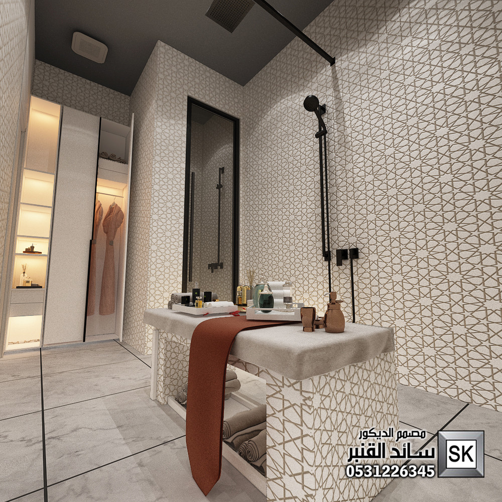 تصميم و تشطيب مشغل تزيين نسائي فاخر في الرياض