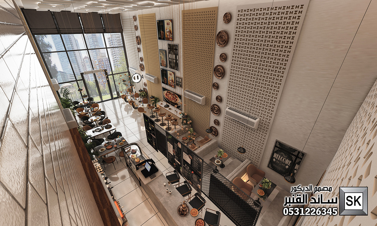 تصميم و تشطيب محلات و مطاعم و كوفي شوب فاخر في الرياض