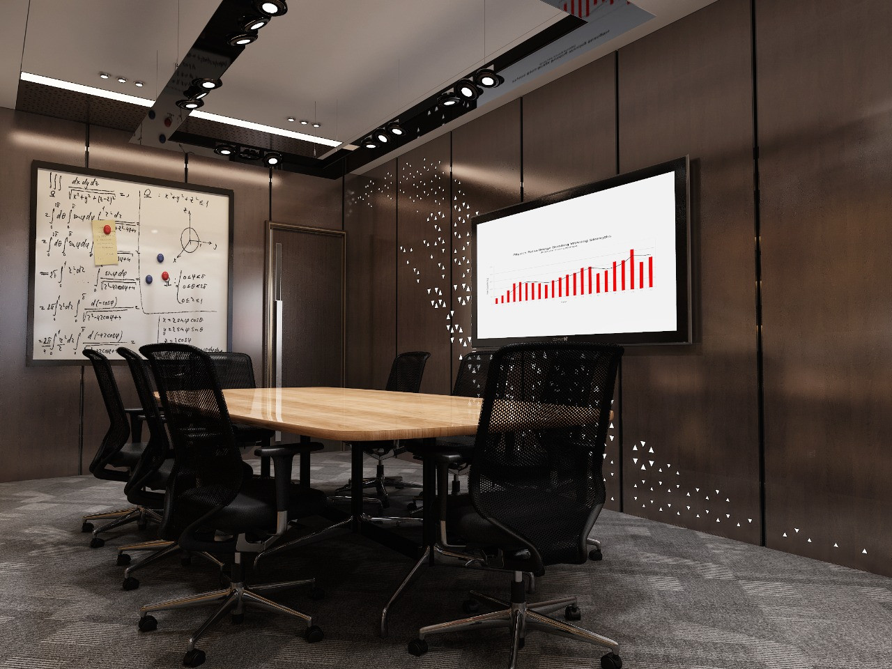 تصميم و تشطيب مكاتب و غرف إجتماعات فندقية فخمة في الرياض