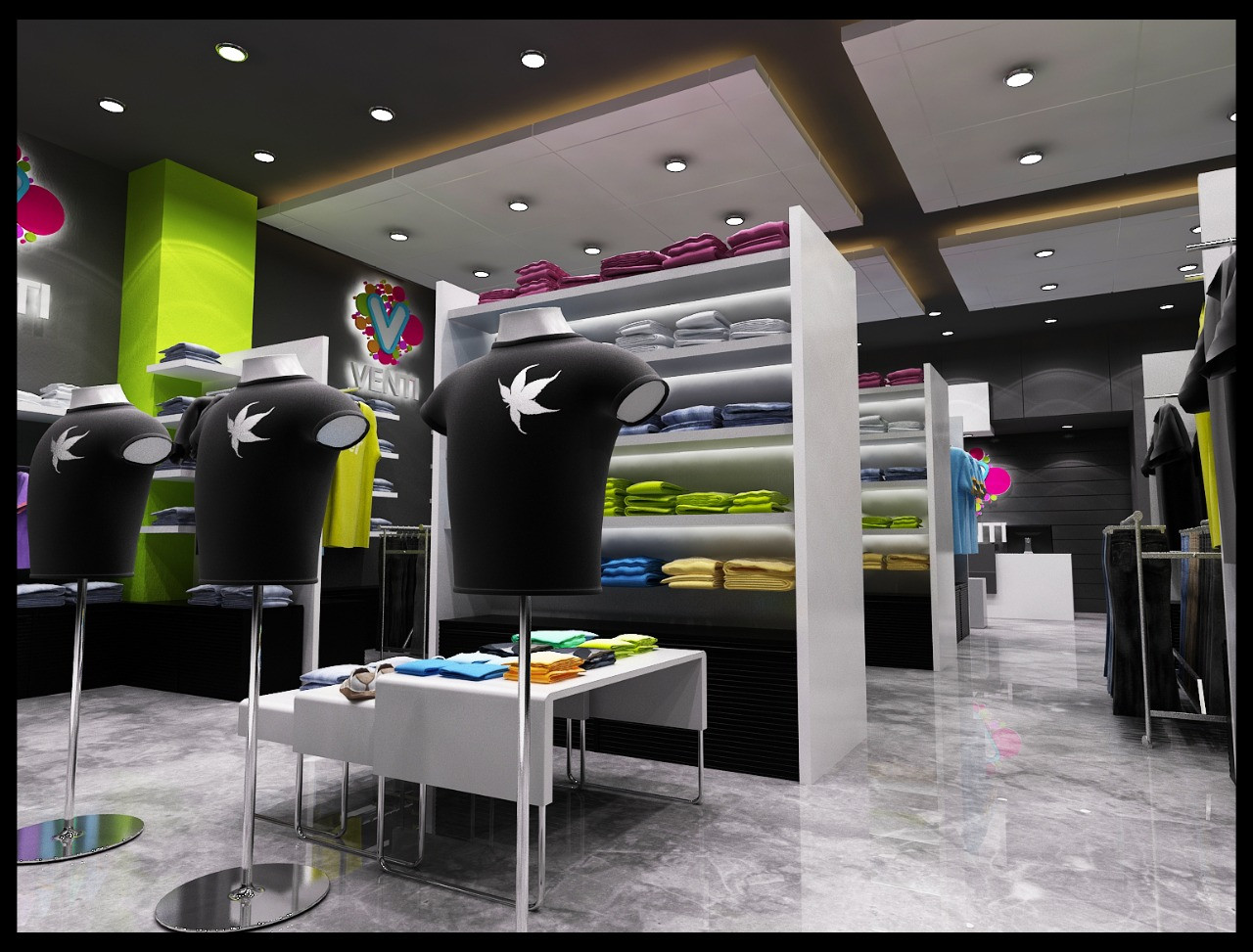 تصميم و تشطيب محلات تجارية فخمة في الرياض