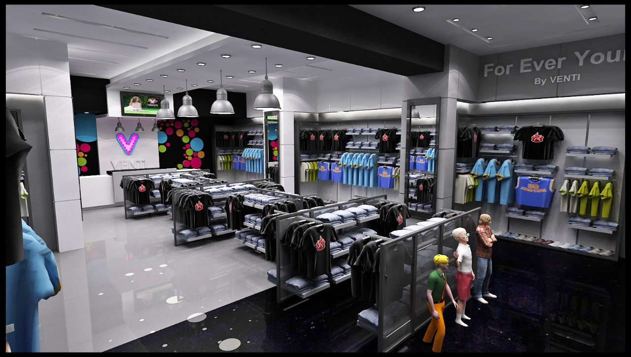 تصميم و تشطيب محلات تجارية فخمة في الرياض