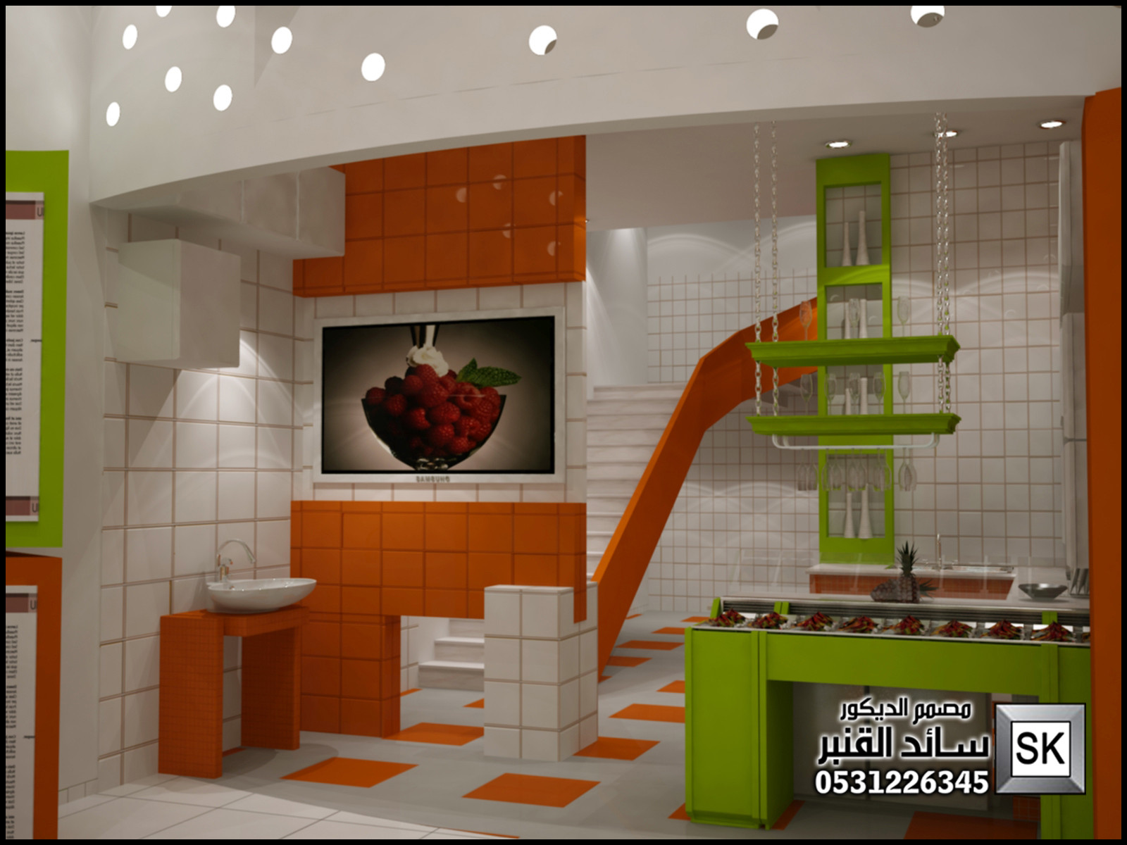 مصمم محلات عصير و فواكه  محترف في الرياض