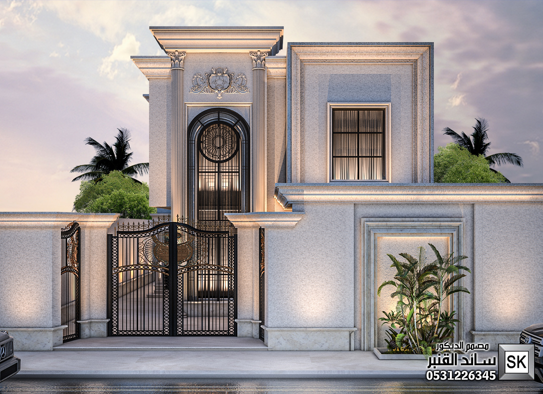 واجهات قصور مصغرة من تصميم مصمم الديكور سائد القنبر