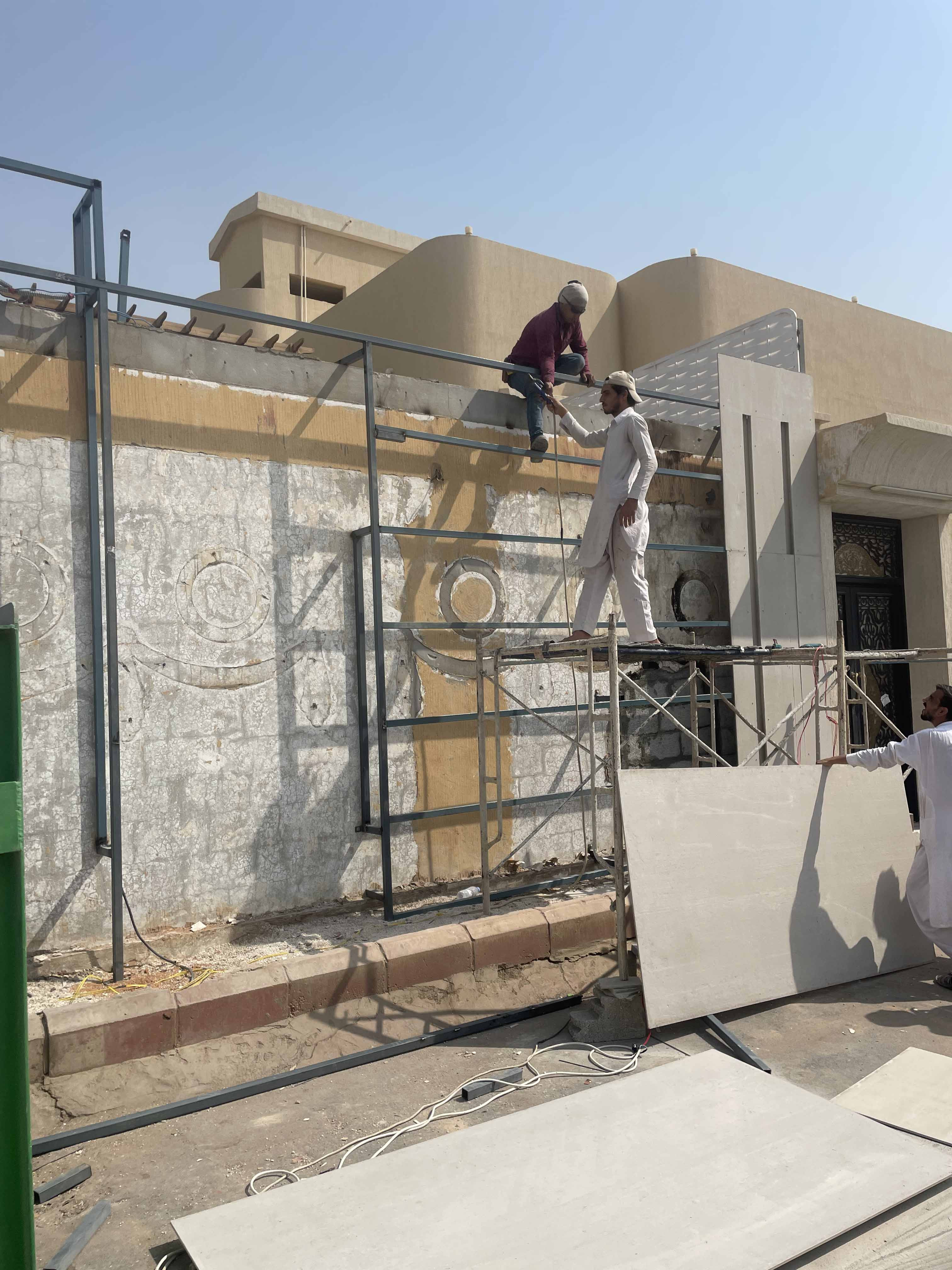 تشطيب واجهات فلل و قصور فخمة في الرياض