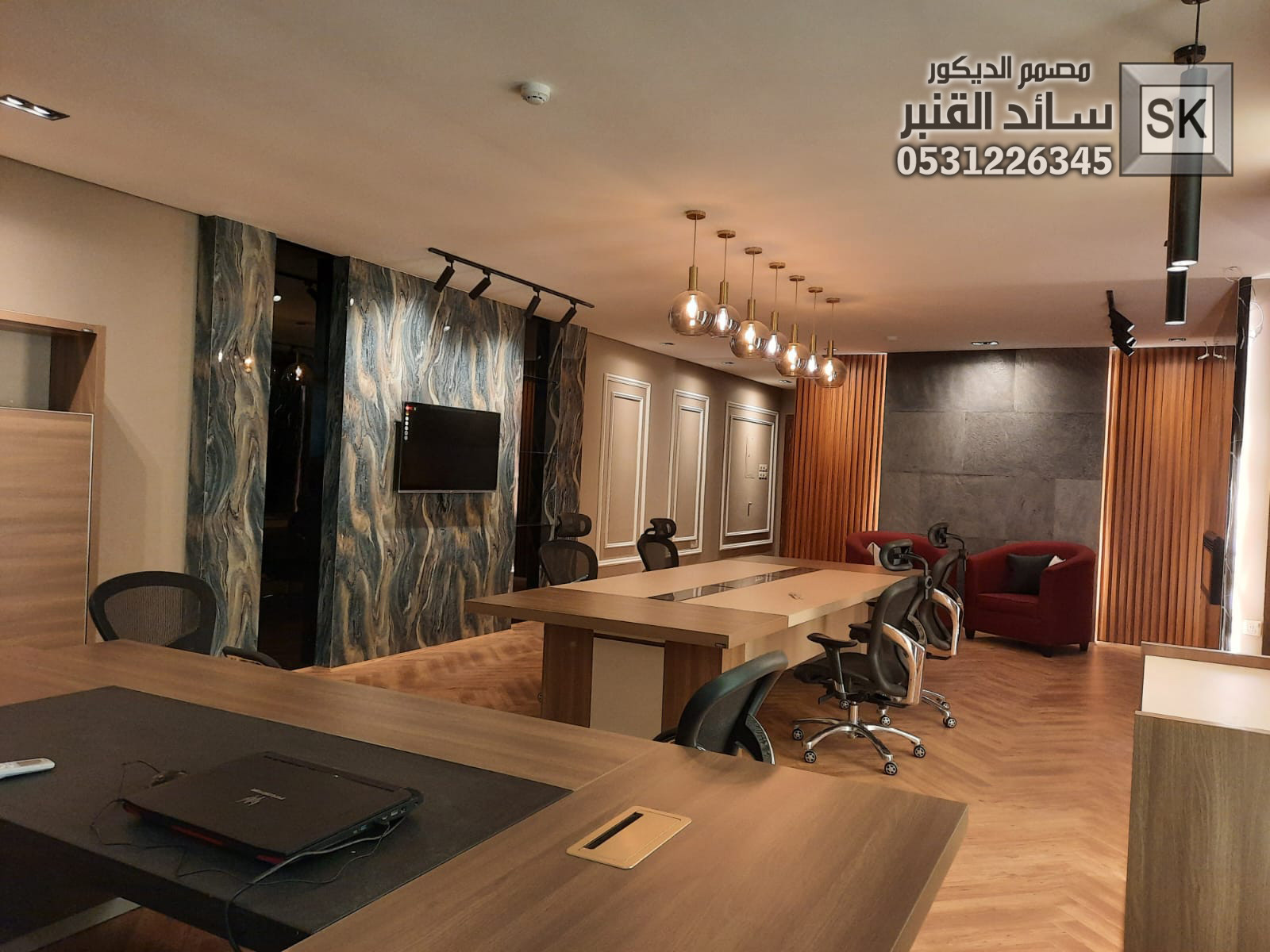 تصميم و تشطيب مكاتب محامات فخمة في الرياض