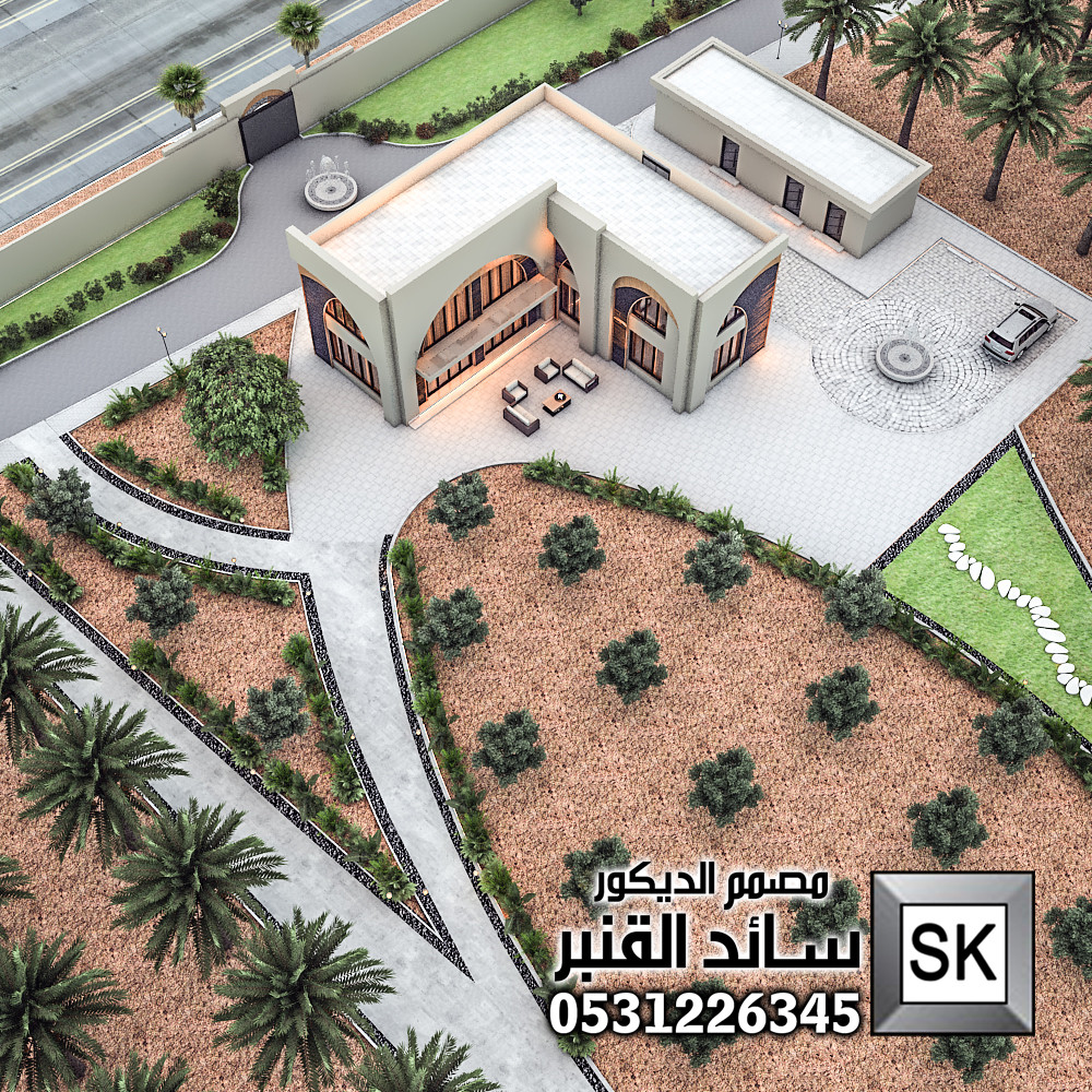 مصمم لاندسكيب مزارع محترف في الرياض