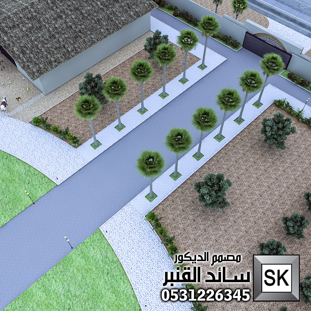 مصمم لاندسكيب مزارع محترف في الرياض