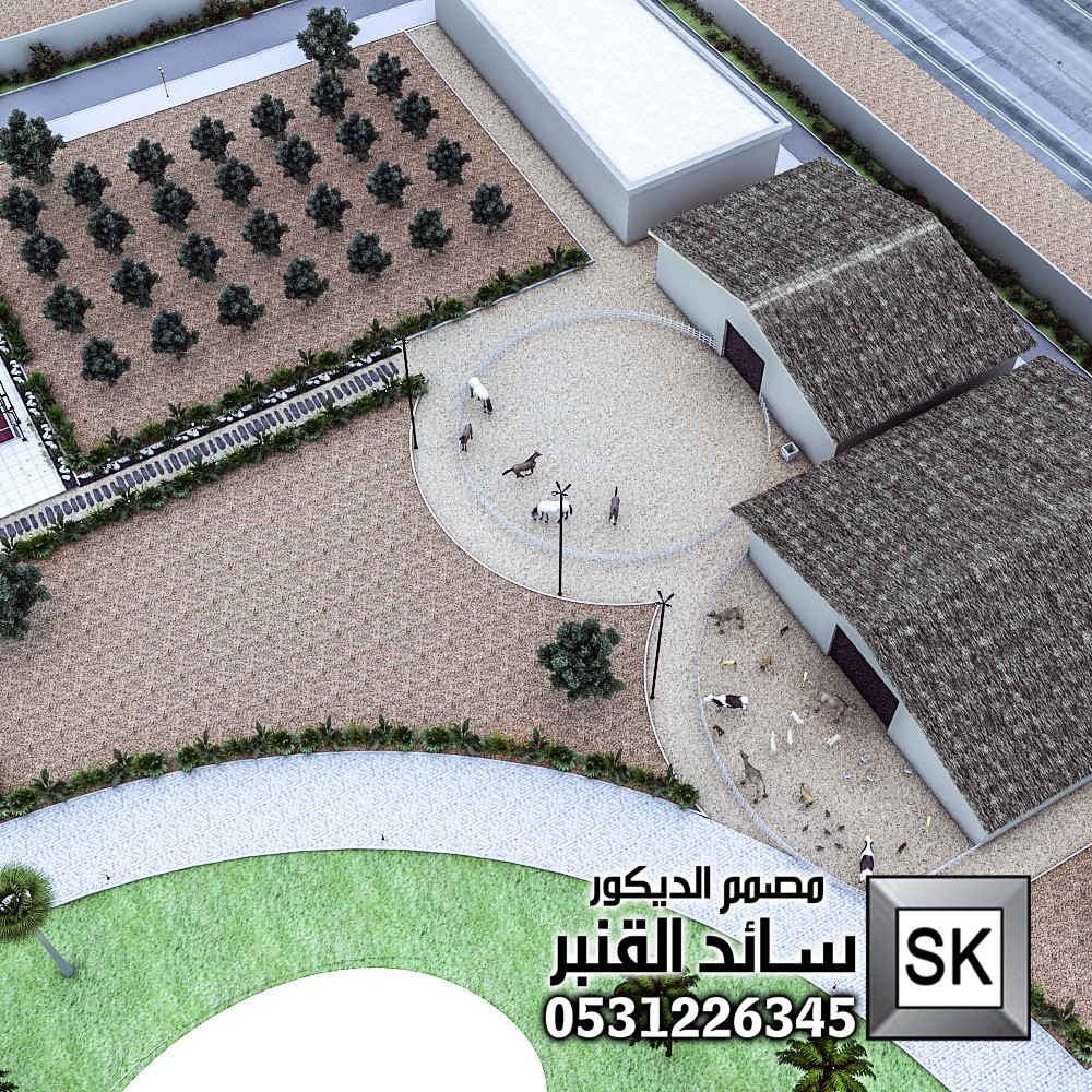 مصمم لاندسكيب مزارع محترف في الرياض