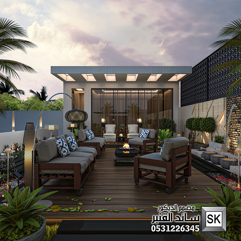 تصميم لاندسكيب إستراحات في جدة