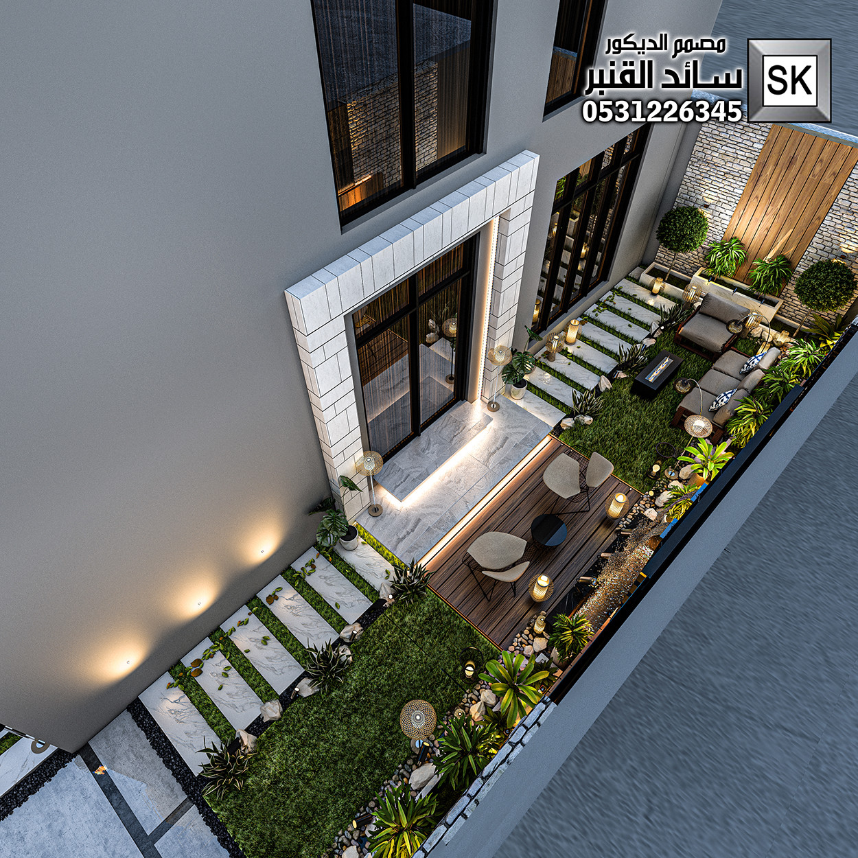 مصمم حدائق في عنيزة