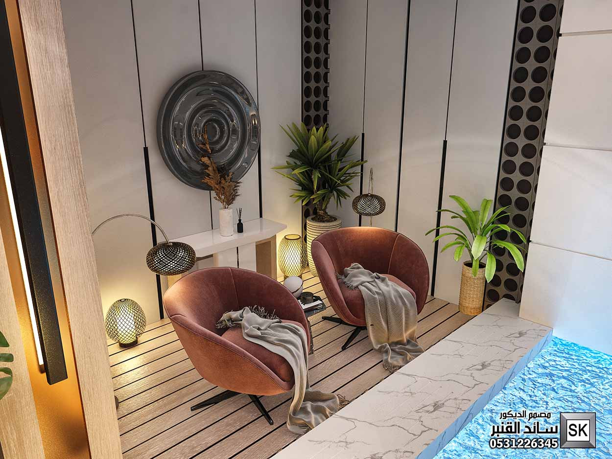 تصميم و تشطيب مسابح داخلية و قبو ترفيهي في ابها