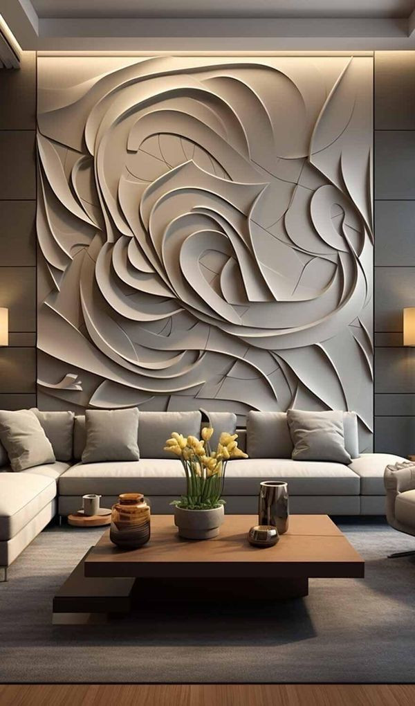 تشطيب جدران ثري دي خشب في السعودية