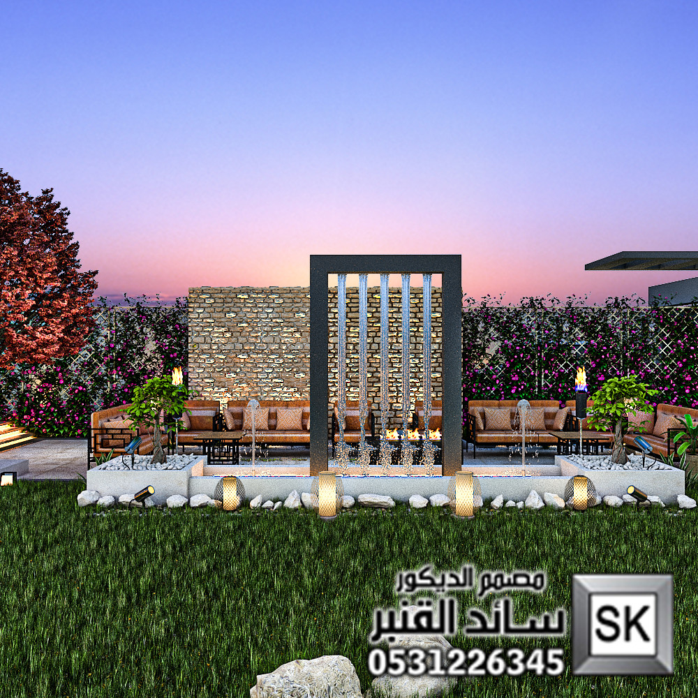 تصميم إستراحات فخمة في الرياض