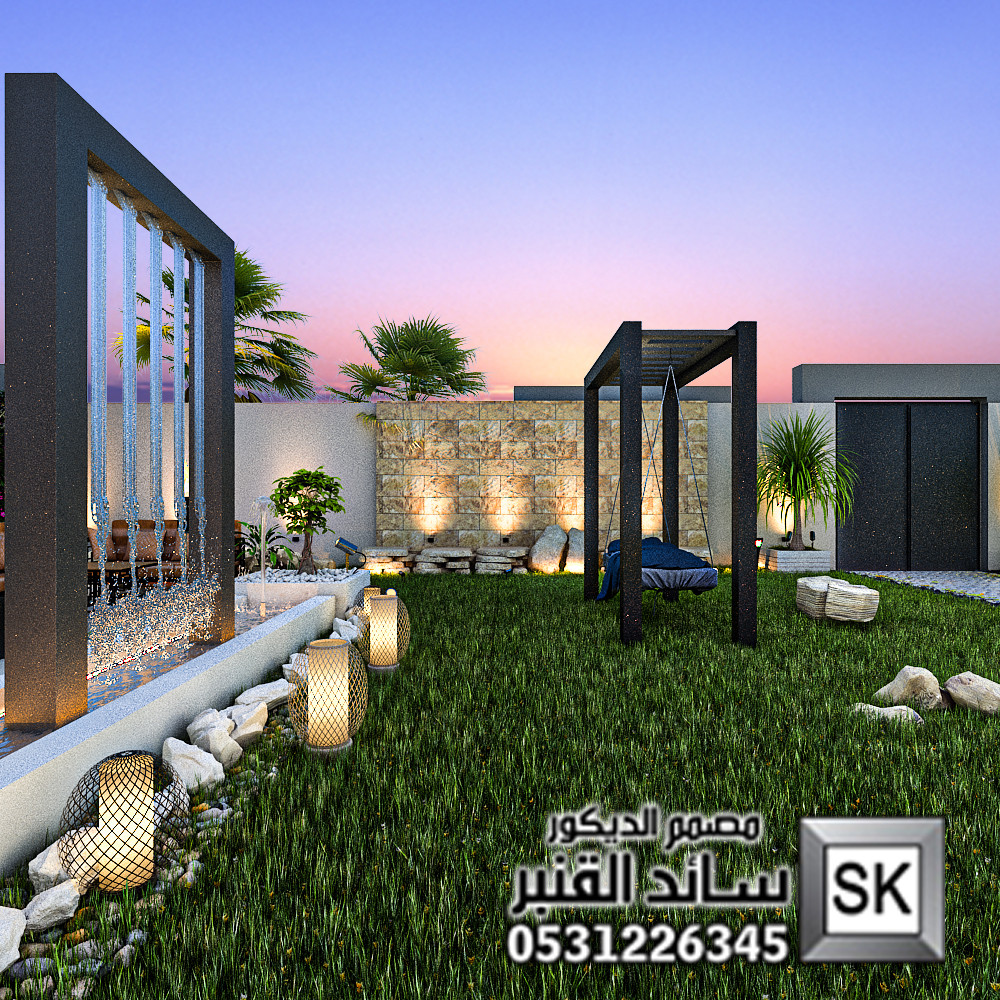 تصميم إستراحات فخمة في الرياض