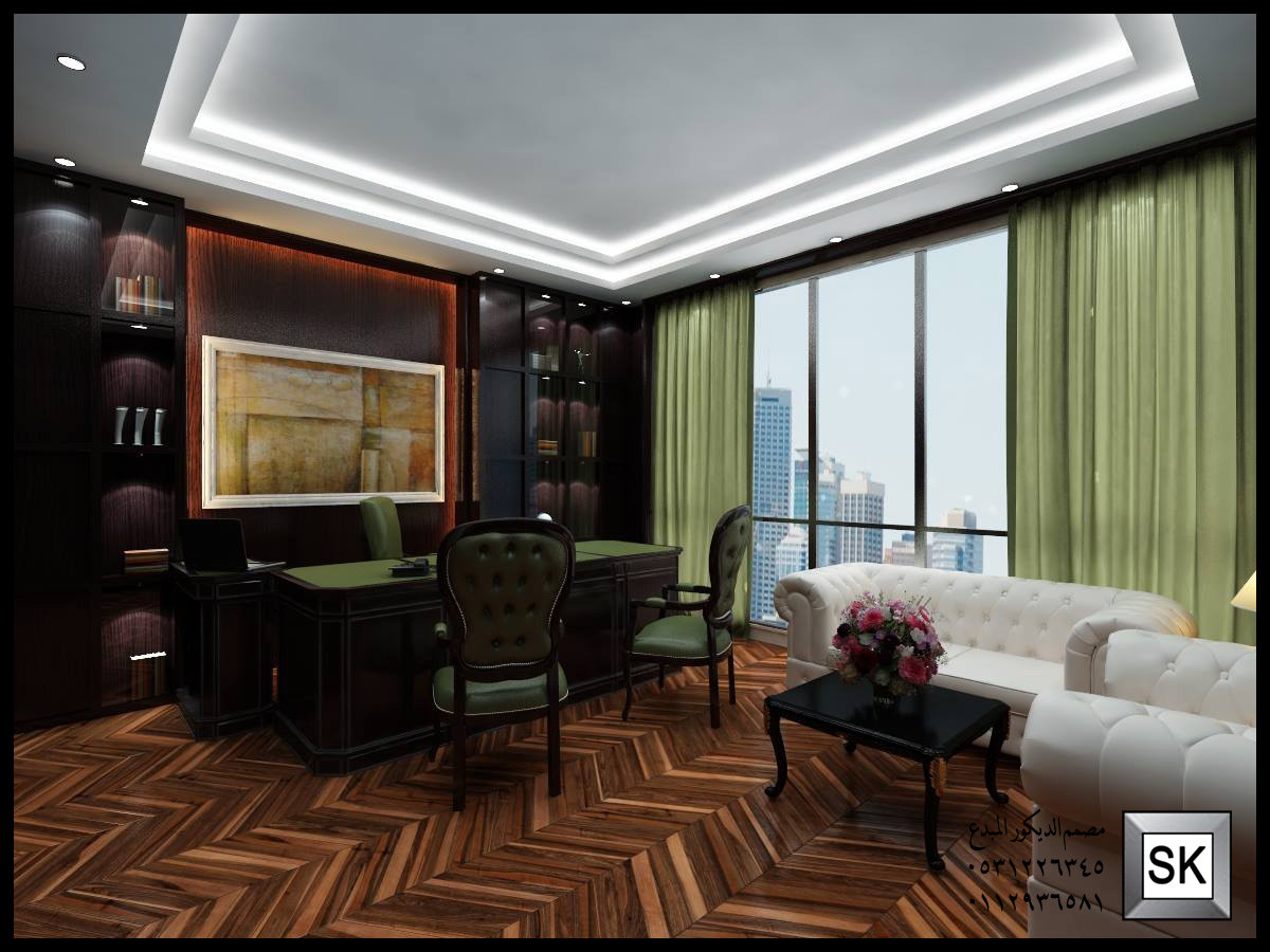 تصميم ديكور مكاتب و غرف إجتماع في الرياض