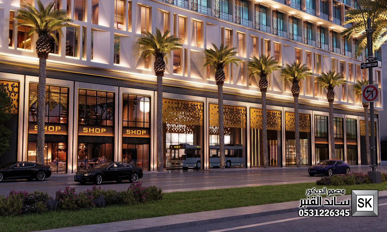 تصميم مولات و مراكز تجارية و محلات في الرياض