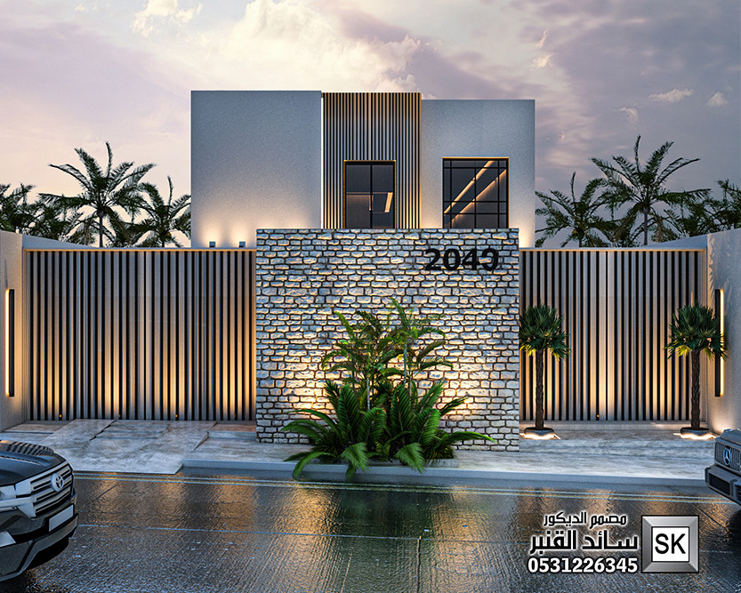 واجهات قصر مصغر فاخر في الرياض 2026