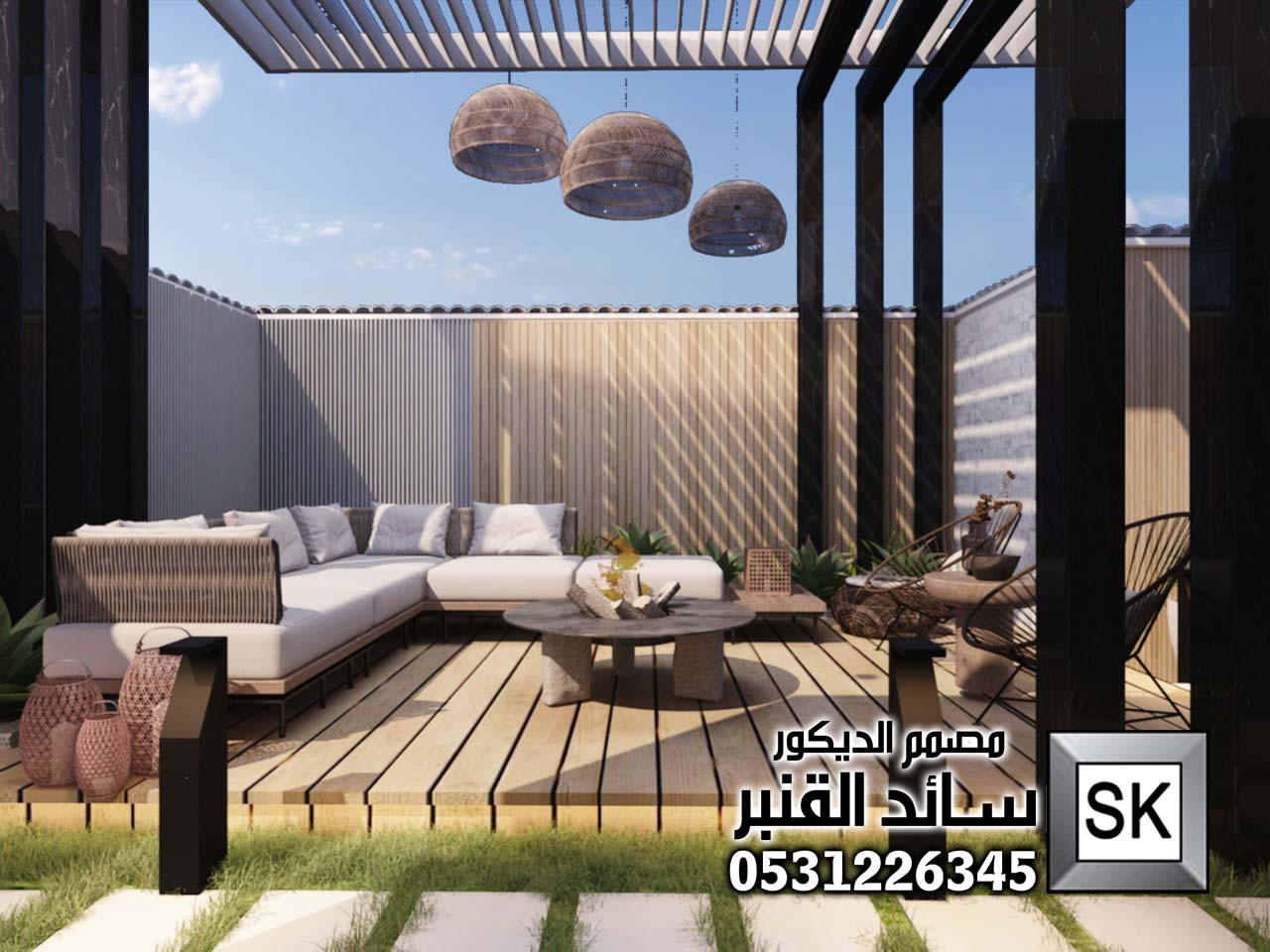 مصمم حدائق منزلية محترف في الطائف