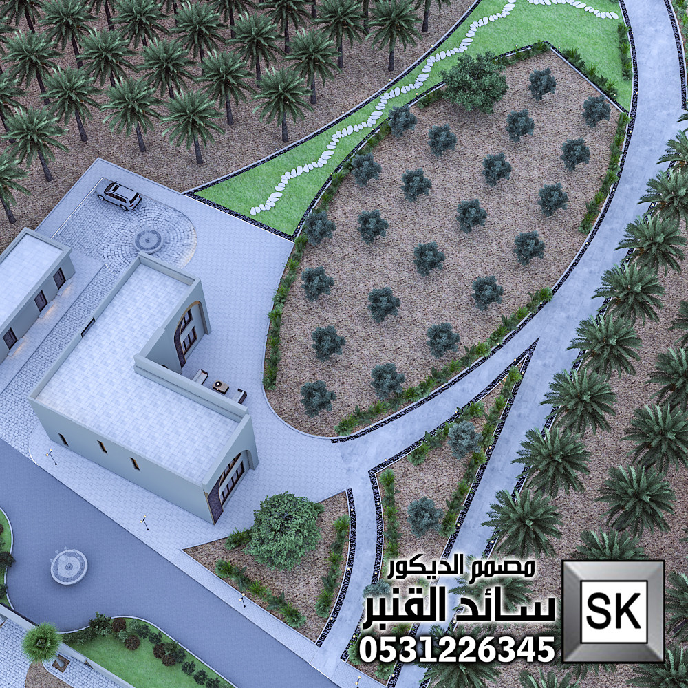 مصمم لاندسكيب مزارع محترف في الرياض