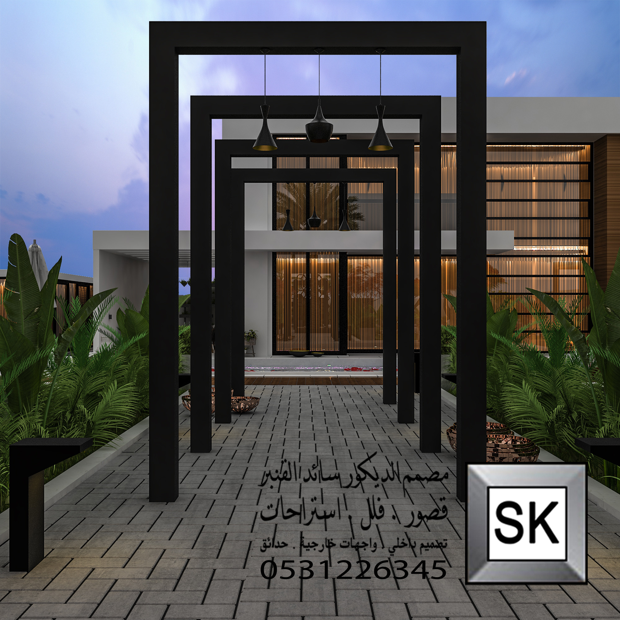 مصمم لاندسكيب مزارع و شاليهات محترف في الدمام