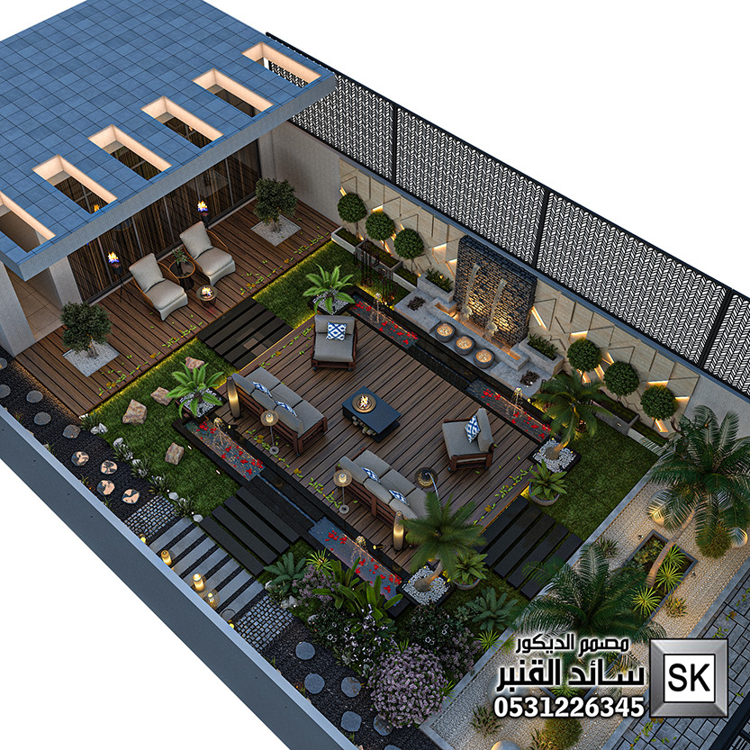 مصمم الإستراحات سائد القنبر