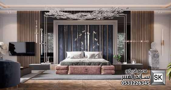 تصميم ديكور داخلي فاخر في الرياض