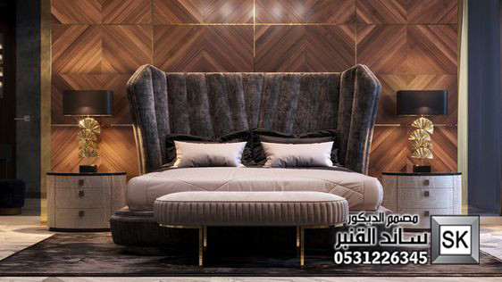 ديكور داخلي غرف نوم رئيسية فندقية في الرياض