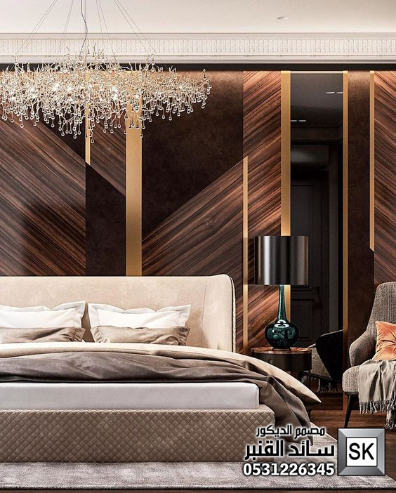 ديكور داخلي غرف نوم رئيسية فندقية في الرياض