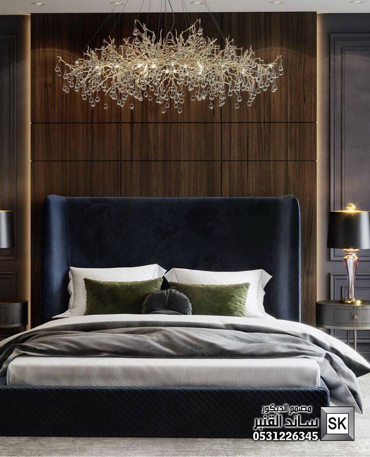 تصميم و تشطيب ديكور داخلي غرف نوم رئيسية في جدة