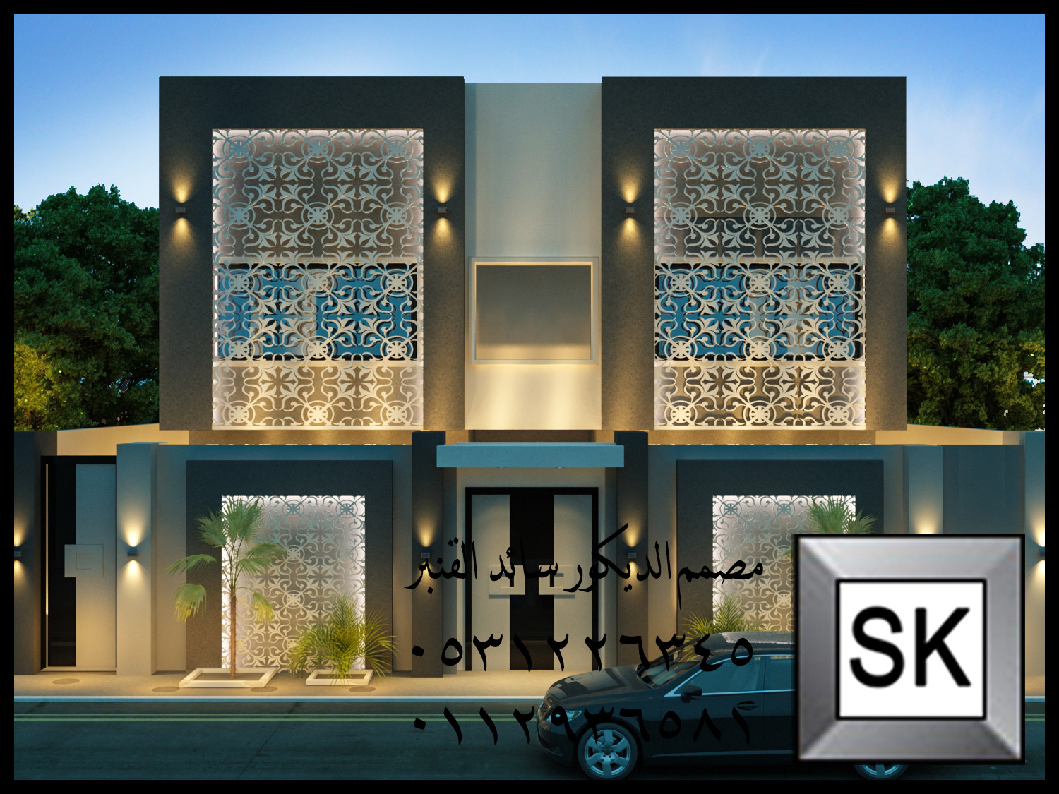 مصمم الواجهات الخارجية سائد القنبر