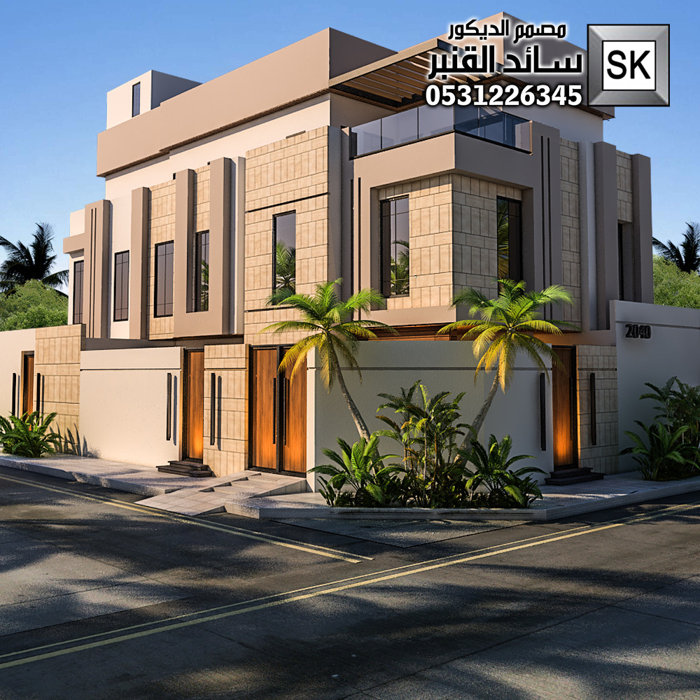 واجهات حديثة في الرياض رشة عنوان القهوة 2026 من تصميم المصمم سائد القنبر