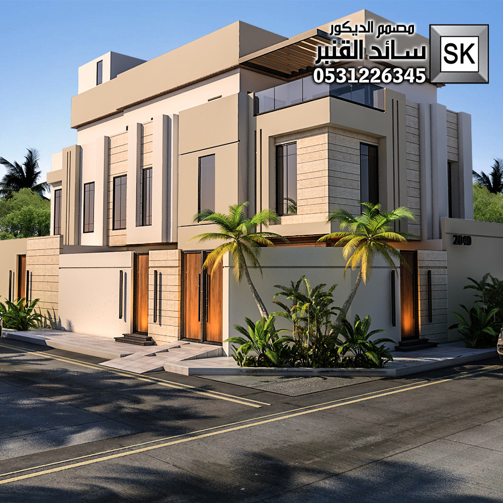 واجهات حديثة في الرياض رشة عنوان القهوة 2026 من تصميم المصمم سائد القنبر