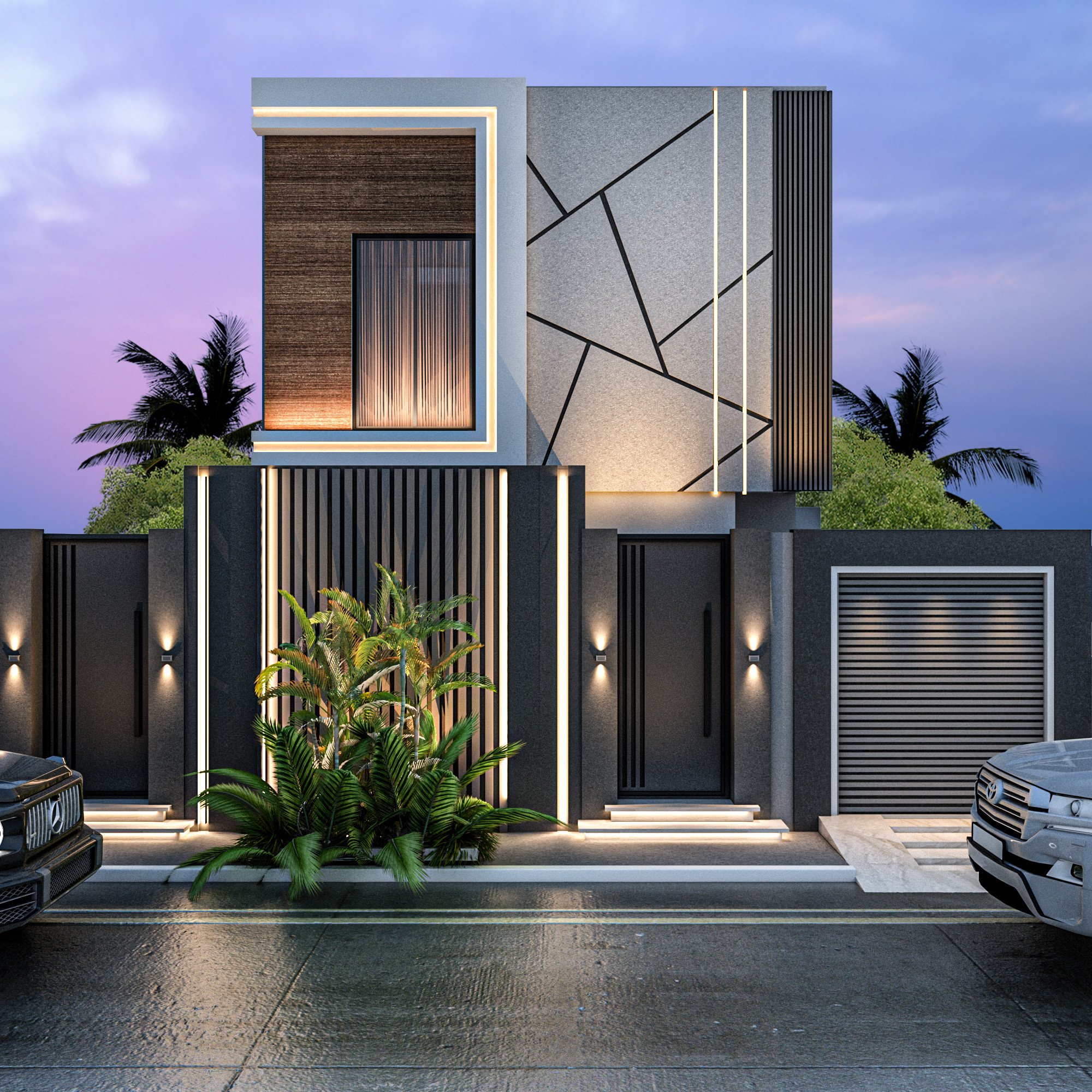 واجهات خارجية فخمة في السعودية من تصميم المصمم سائد القنبر