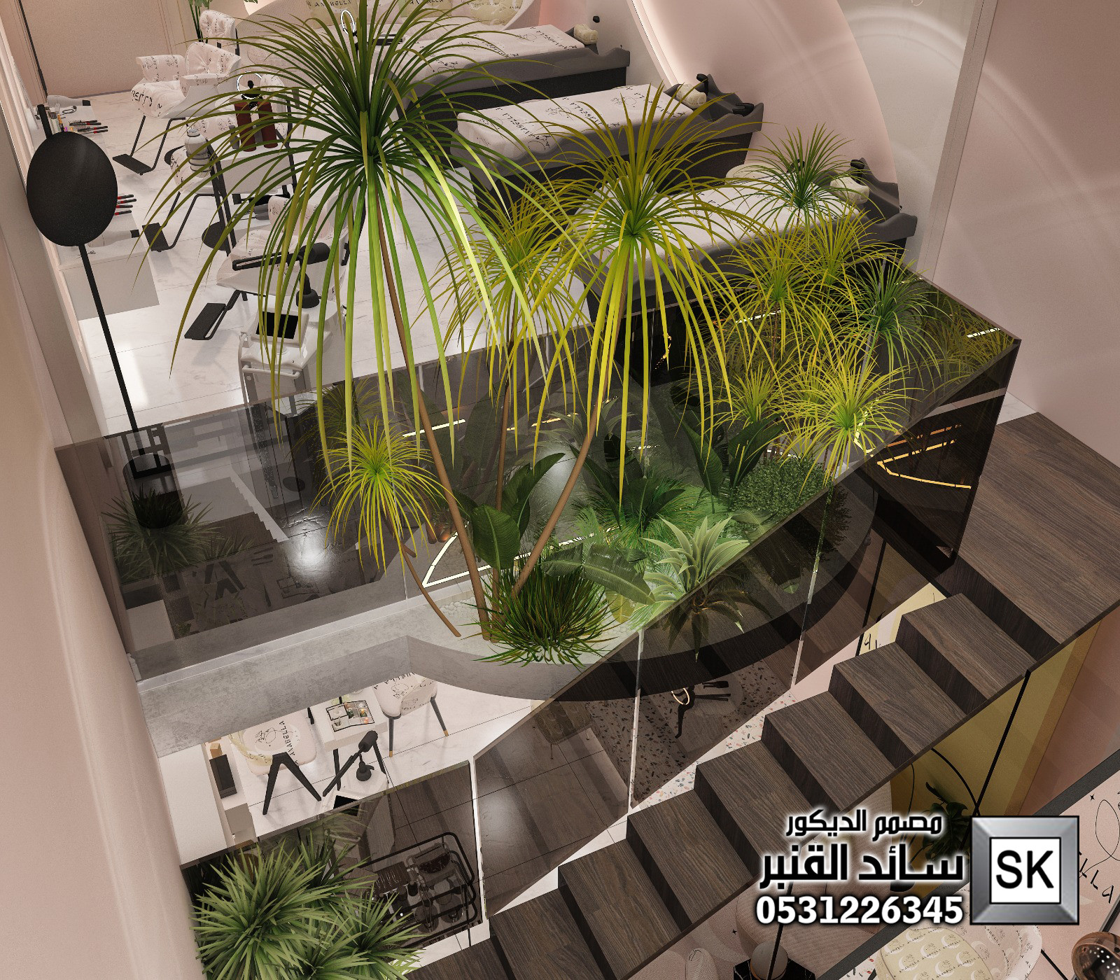 صالونات تجميل  و سبا و حمام مغربي في جدة  من تصميم المصمم سائد القنبر