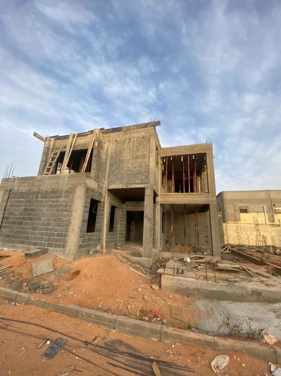 واجهة خارجية فخمة في الطائف من أعمال مصمم الديكور سائد القنبر