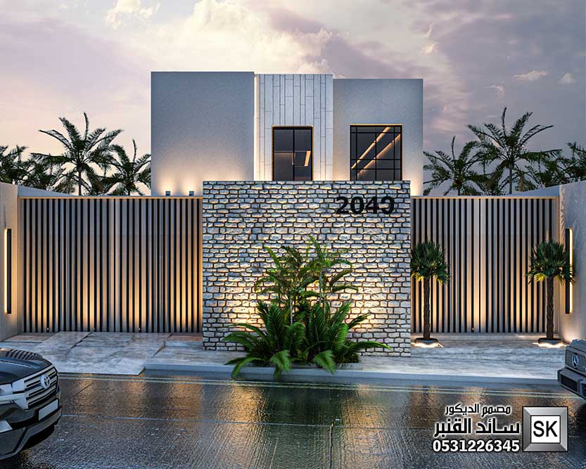 واجهات قصور مصغرة في الدمام من أعمال مصمم الديكور سائد القنبر