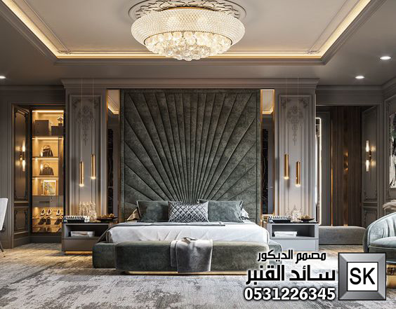 غرف نوم فندقية  في الرياض من أعمال مصمم الديكور الداخلي سائد القنبر