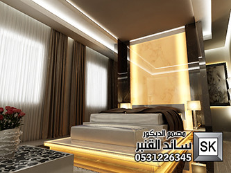 ديكور داخلي قبو ترفيهي في المدينة المنورة من أعمال مصمم الديكور سائد القنبر