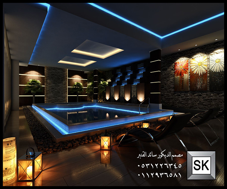 ديكور داخلي قبو ترفيهي في المدينة المنورة من أعمال مصمم الديكور سائد القنبر