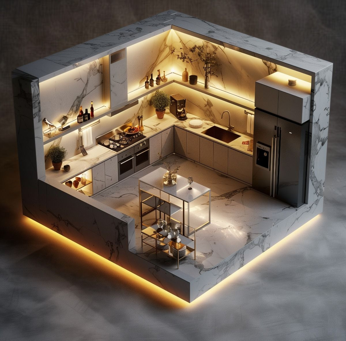 تصميم داخلي ثلاثي الأبعاد