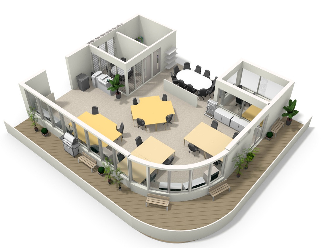 تصميم داخلي ثلاثي الأبعاد