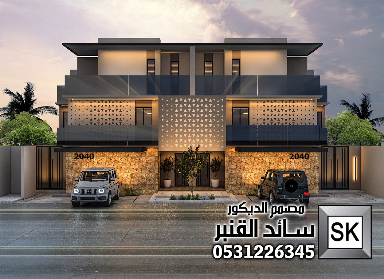 تاون هاوس كود سلماني في الرياض من أعمال مصمم الديكور سائد القنبر
