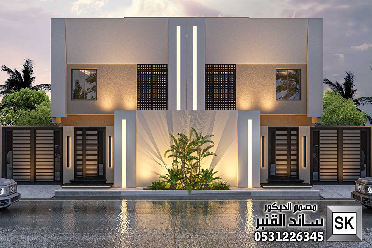 تاون هاوس و دوبلكس فاخر في الدمام من أعمال مصمم الديكور سائد القنبر