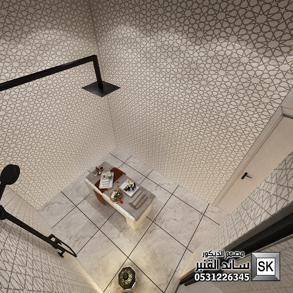 تصميم مركز تجميل و سبا و حمام مغربي و صالون تجميل في الرياض من أعمال مصمم الديكور سائد القنبر