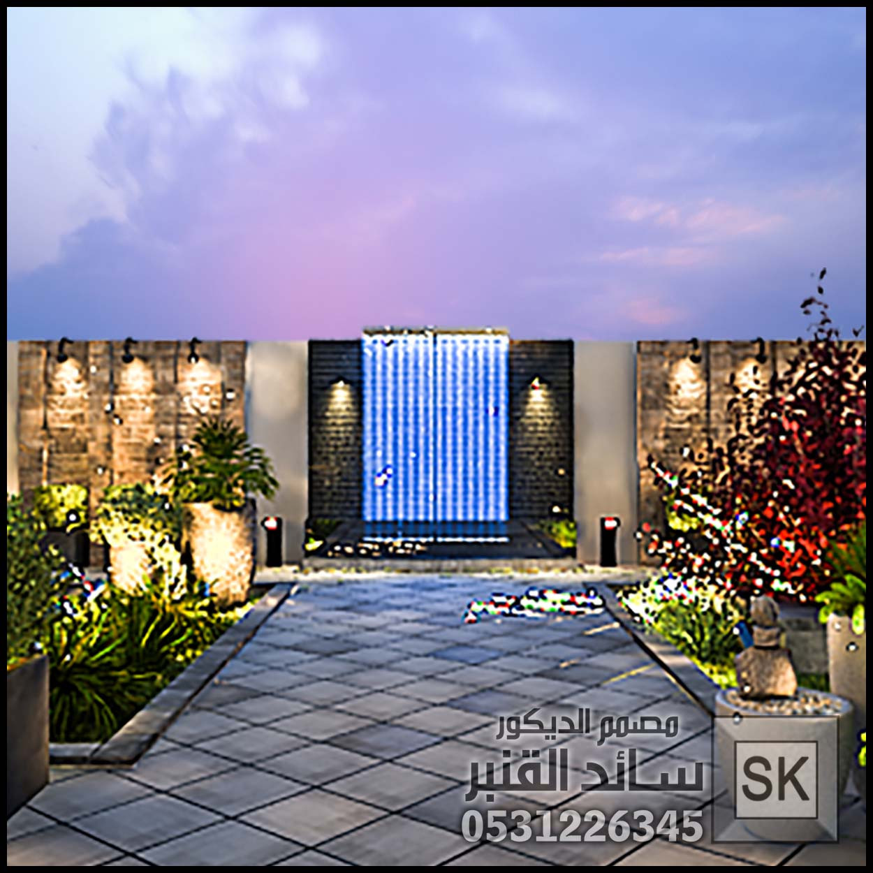 لاندسكيب مزارع و إستراحات فخمة في الرياض من أعمال مصمم الديكور سائد القنبر